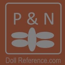 P & N company doll mark dragonfly symbol