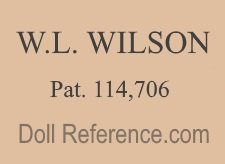 Playland Toy Corporation doll mark W.L. Wilson