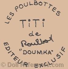 M. & M. Francisque Poulbot doll mark Titi