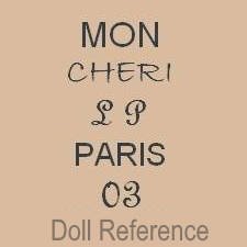 Louis Léon Prieur, Israël & Prieur, L. Salomon doll mark Mon Cheri LP PARIS