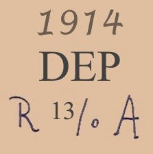 Recknagel doll mark 1914 DEP R 13/0 A