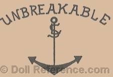 Philipp Samhammer & Lambert doll mark Unbreakable SL with anchor symbol