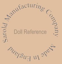 Sarold Manufacturing Company doll mark Made in England