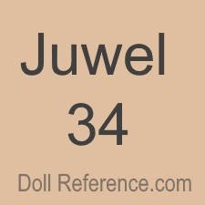 Schildkrot celluloid doll mark Juwel 34 German