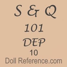 Schuetzmeister, Schutzmeister & Quendt doll mark S & Q doll mold 101 Dep 10