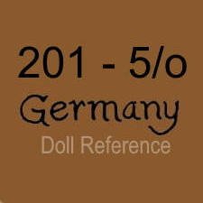 Schützmeister & Quendt doll mark 201-5/0 Germanyl