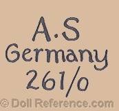 August Steiner doll mark AS