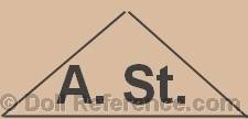 A. Steinhauser & Company doll mark A. St. in a triangle