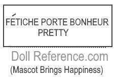 M. Pablo Valdivielso doll mark Fétiche Porte Bonheur Pretty