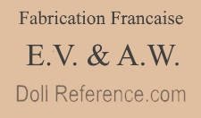 Villard & Weill doll furniture mark Fabrication Francaise E.V. & A.W