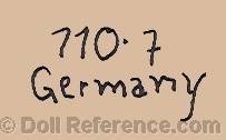 Adolf Wislizenus doll mark 110 Germany