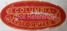 Louis Wolf doll red label Columbia W Cork Stuffed