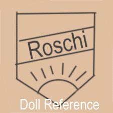 Julius Rothschild doll mark Roschi on a shield