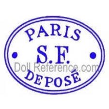 Francois Schneider doll mark SF Paris Depose