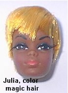 1127 Julia bleach pen made color magic hair