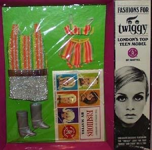 1966-1976 Mattel Casey or Twiggy Vintage Dolls, Clothes Fashions Identified