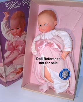 1970s Newborn Miss Peep doll, 17.