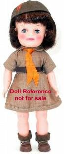F & B 1965 Fluffy doll, 8"