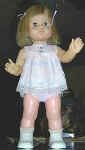 1965-1967 Mattel Baby First Step doll or Mattel Talking Baby First Step doll, 18"