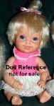 1968 Mattel Bouncy Baby doll, 11"