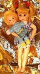1967 Mattel Buffy & Mrs. Beasley dolls, 6 1/4" 