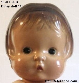 1928+ F & B Patsy doll, 14" face
