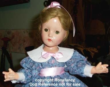 1940 Effanbee Suzanne doll face