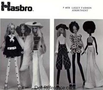 Hasbro Leggy Doll clothes 1972 ad Fashion Assortment