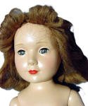 ca. 1935-1940s Sybil Jason doll face, 14" a child actress star
