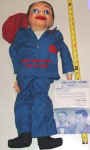 1950s Juro Velvel a ventriloquist puppet doll or vent figure, 24"