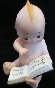 Kewpie doll 4" bisque figurine by Rose O'Neill