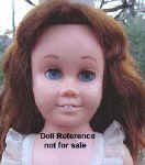 1960-1965 Mattel Chatty Cathy doll face