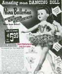1955 Niresk Nina Ballerina doll, 20" ad