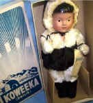 1939 Reliable Clicquot Soda Eskimo doll, 14"