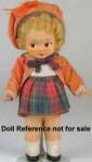 1947 Reliable 1947 Scottish Girl doll, 8"