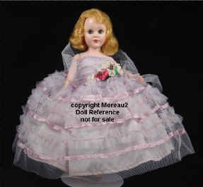 1950's Richwood Sandra Sue doll is 8-9" tall