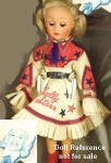 1959-1960s Dandee Sally Starr doll, 10 1/2"