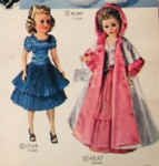 Sears 1957 Sweet Sue Tea Time doll & Sweet Sue Romantic doll ad 