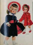 Sears 1957 Saucy Walker doll ad by Ideal