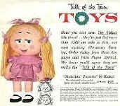 1963 Mattel Shrinkin Violette doll, 17" ad