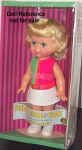 1967 Mattel Sister Small Talk doll, 10 1/2"