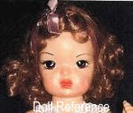1961 Terri Lee 16" talking doll face
