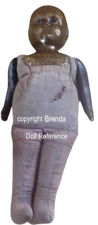  1921 Atlas Doll & Toy Company Metal head doll body