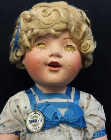 ca. 1935 Acme Toy Co. Marilyn doll 30" tall
