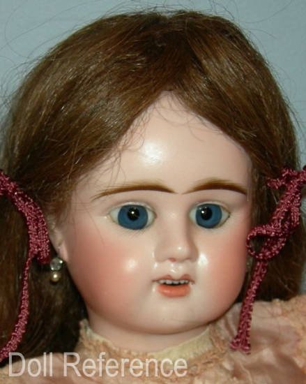 Eitenne Denamur antique bisque head doll 20" tall