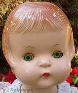 1928+  Effanbee Patsy Ann doll face, 19"