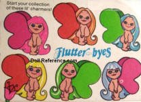 1974 Hasbro Flutter byes dolls