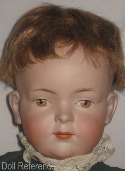 Kley & Hahn Painted Eye Boy Doll, 18" tall