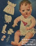 Spiegel 1942 Ideal Magic Skin Betsy Wetsy Doll 11"