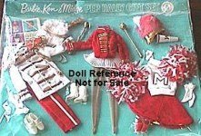1022 Barbie, Ken, Midge Pep Rally Gift set 1964-1965